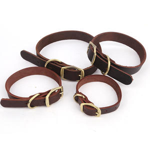 <span class=keywords><strong>Collar</strong></span> de Cuero para Perro (Cuero Genuino) - Ensanchado, Engrosado, Ajustable, Apto para Perros Pequeños/Medianos/Grandes - Product Image 6