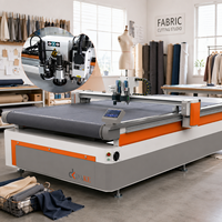 Máquina de Corte de Tela Textil Industrial, Cortadora Automática CNC con Cuchilla para Producción de Ropa