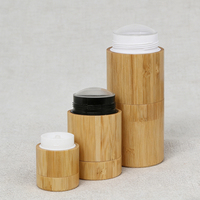 Flacon Roll-On en Bambou Écologique Personnalisable, Contenant Grande Capacité Personnalisable pour Emballage de Déodorant et d'Huiles Essentielles