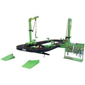 Banc de redressage de châssis automobile M-3 en fer, équipement de réparation de collision robuste, chariot à outils pneumatique pour voiture - Product Image 2