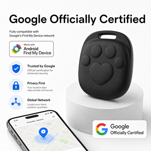 Étiquette intelligente certifiée Google Find My Device, traceur <span class=keywords><strong>GPS</strong></span>, localisateur anti-perte pour Android, <span class=keywords><strong>Samsung</strong></span>, animaux domestiques, clés, bagages - Product Image 5