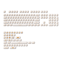 Akko Steamed Buns Keycap Set 144 touches blanches 60% 75% 80% 100% OEM Keycaps