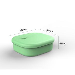Lonchera Bento de Silicona Nueva para Niños, Lonchera de Silicona Libre de BPA, Lonchera de 4 Compartimentos, Lonchera Bento de Alta Calidad - Product Image 2