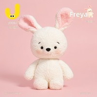 Peluche Lapin Amusant et Mignon en Forme de Bonbon au Lait, Jouet en Peluche Adorable, Coussin, Cadeau d'Anniversaire Unisexe en Polyester