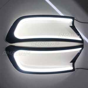 1 Paire de caches de phares LED en ABS, garnitures de phares, sourcils de phares pour FORD RANGER T6 WILDTRAK 2015 2016 2017 2018 Accessoires - Product Image 3