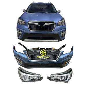 Cho Subaru XV Forester Bumper lưới tản nhiệt đèn sương mù tản nhiệt động cơ mui xe Bumper Kit Side Bảng điều chỉnh đậu xe cảm biến bội thu - Product Image 5