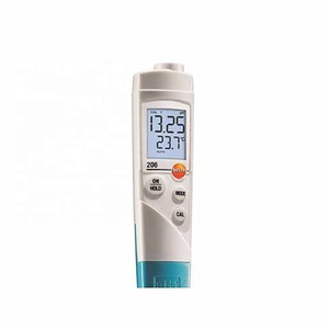 Nouveau kit d'instruments Testo 206-pH2 (0563 2062) – pH-mètre numérique pour fromage, yaourt et semi-solides 0-14 avec capteur externe - Product Image 4