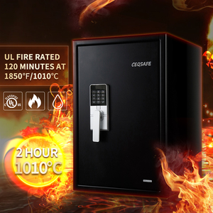Caja Fuerte Impermeable CEQSAFE, Mediana, para Hogar u Oficina, con Certificación UL350, Cerradura Electrónica Digital, Resistente al Fuego, para Dinero - Product Image 2