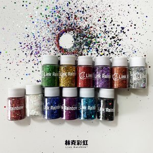 Nouvelles paillettes pour la peinture corporelle des enfants, paillettes caméléon colorées pour les célébrations et le maquillage de carnaval - Product Image 1
