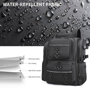 Échantillon gratuit : Sac à dos de pêche avec 4 boîtes à accessoires, porte-cannes, housse de pluie imperméable, sac de pêche haute performance - Product Image 5