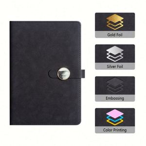 Promotional Business Gifts PU Leather Hard Cover Agenda Personalized <b>Note</b> <b>Books</b> for Gift Notebook with logo Custom - Product Image 3