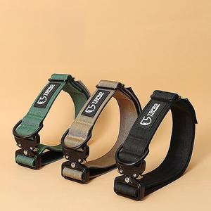 <span class=keywords><strong>Collier</strong></span> pour <span class=keywords><strong>chien</strong></span> robuste sans traction avec poignée pour chiens de grande race, <span class=keywords><strong>anti</strong></span>-évasion, contrôle d'entraînement, <span class=keywords><strong>collier</strong></span> tactique avec boucle en métal - Product Image 1