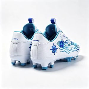 <span class=keywords><strong>Botas</strong></span> de Fútbol para Niños, Zapatos de Entrenamiento para Primaria con Parte Superior Sintética, Tacos de Goma y Forro de Algodón - Product Image 4