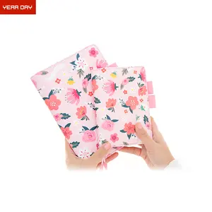 Handmade Luxury PU Leather 6 Ring Binder A5 Size Customized Loose Leaf Refillable Notebook Printed Business Stationery Notepad