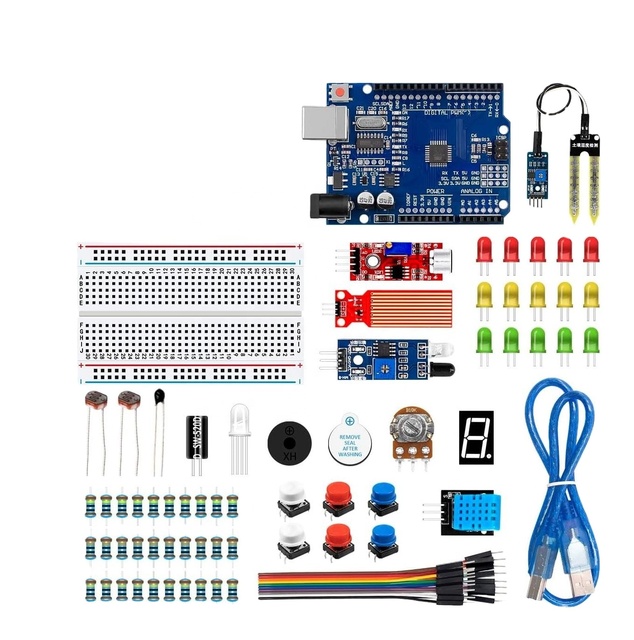 Apply UNO R3 Base Kit Component Combo 400-well Breadboard Kit Arduino UNO Project Beginner Learning Kit