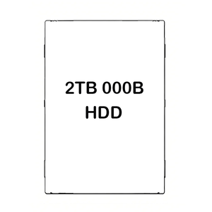 ฮาร์ดไดรฟ์ Original 2TB 000B ขนาด 3.5 นิ้ว 7200RPM SATA 6Gb/s 128MB สำหรับภายในองค์กร - ฮาร์ดดิสก์เซิร์ฟเวอร์ระดับองค์กร HDD ขนาด 3.5 นิ้ว - Product Image 1