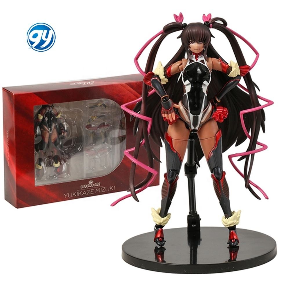 セクシーキャラクターフィギュアセット FIG]ポストカード付属 SECOND AXE式 HENTAI ACTION 水無瀬しずゑ