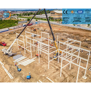 Edificio de Acero Galvanizado de Gran Resistencia y Estructura Robusta para Uso Industrial con Estructuras de Acero Ligero para Talleres y Almacenes - Product Image 4