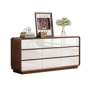 Cómoda Moderna <span class=keywords><strong>de</strong></span> Madera con 9 Cajones para Dormitorio o Sala <span class=keywords><strong>de</strong></span> Estar - Product Image 1
