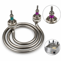 Élément chauffant pour bouilloire à nouilles 3KW 220V, SS304, 8mm, M16, serpentin tubulaire