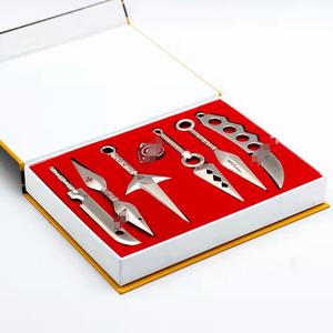 Set de Juguetes de Metal Chapado en Oro de 7 Piezas de Little Ninja, Caja de Regalo, Modelo de Fabricante, Venta al por Mayor, Temática de Anime y Dibujos Animados, Cumpleaños - Product Image 4