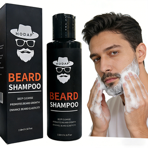 Shampoo pour <span class=keywords><strong>barbe</strong></span> pour hommes, nettoyage en profondeur, favorise la croissance, nourrit, renforce et adoucit les poils du visage, étiquette privée OEM - Product Image 6