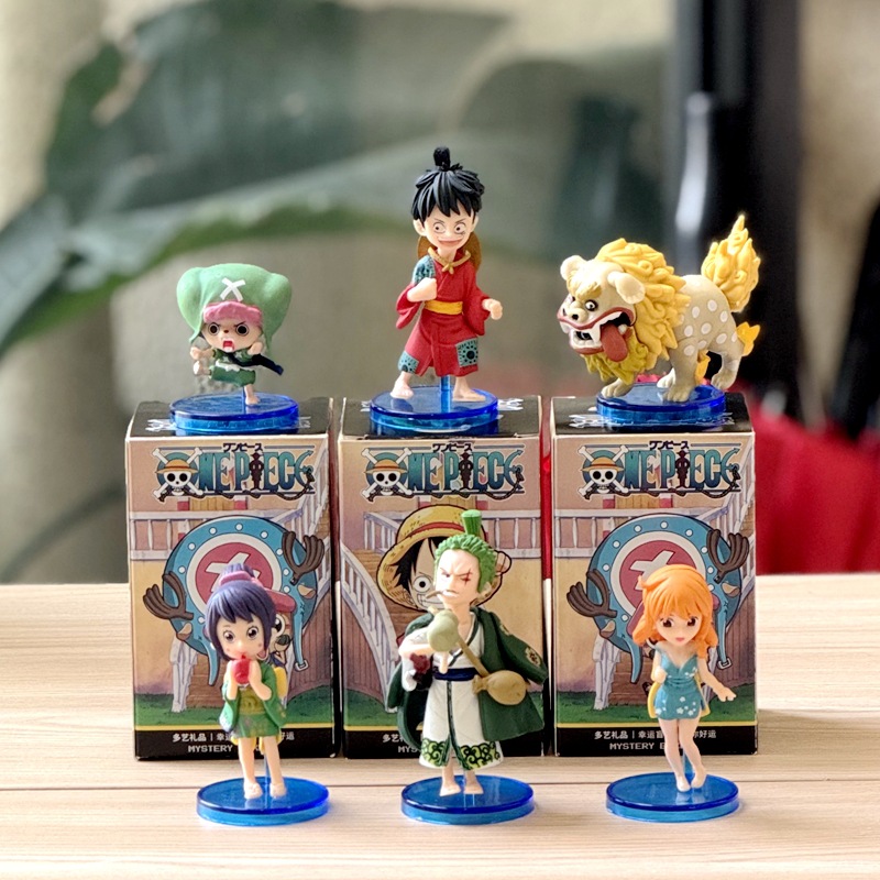 A set of 6 [with color boxes]