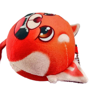 Haute qualité pas cher OEM dessin animé Anime personnalisé Manjuu impression doux PP coton peluche porte-clés rond personnalisé