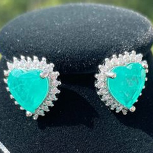 Bagues de fiançailles et de mariage en or et en argent, bague éternelle vintage en émeraude, bagues de fiançailles à sertissage bas - Product Image 5