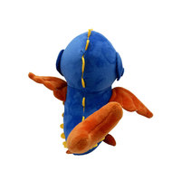 Peluche Requin Dauphin Personnalisée, Animal Marin en Tissu Doux Certifié CE, 25cm, MOQ 100 Pièces, OEM ODM