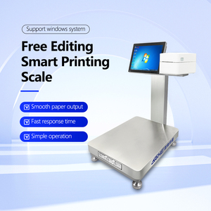 SOHE 60KG Plug-in Einfache wasserdichte Smart Factory-Verarbeitung maschinen Industrielle Waage Plattform Print Laber Scale - Product Image 5