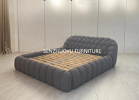 Neuankömmling Foshan modernes Design Stoff bett Blase Doppelbett