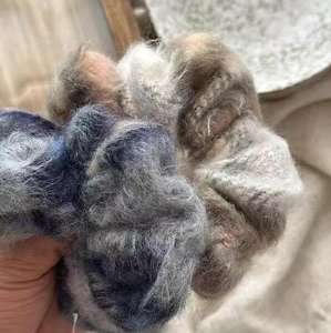 ที่คาดผมขนสัตว์ขนาดใหญ่สำหรับฤดูใบไม้ร่วงและฤดูหนาว ผ้าผูกผมนุ่มน่ารักหวานๆ สำหรับผู้หญิง - Product Image 4