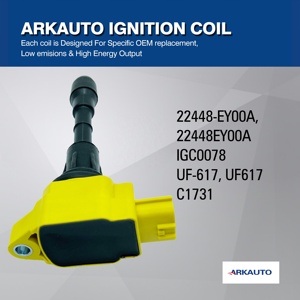 Bobine d'allumage ARKAUTO PERFORMANCE 22448-EY00A UF617 C1731 pour NISSAN 370Z INFINITI G37S M37 G37 FX37 G37 3.7 V6 VQ37HR - Product Image 4
