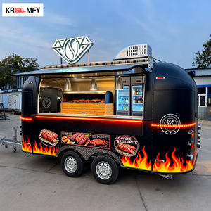 Remorque en acier inoxydable 2026 entièrement équipée, restaurant mobile américain, barbecue, camion de restauration rapide à vendre - Product Image 1