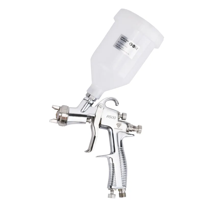 RONGPENG R500 Water Based LVLP Air Spray Gun 1.3mm 1.5mm 1.7mm 2.0mm Nozzle Airbrush For Finish Painting