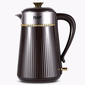 Black Stainless Steel Cordless Electric <b>Kettle</b> <b>Temperature</b> <b>Control</b> Large Capacity for Tea Coffee Hot Water Household - Product Image 1
