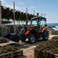 Tracteur 4x4 de 100 CV exceptionnel avec cabine climatisée, système hydraulique robuste et capacité de levage élevée pour les tâches quotidiennes