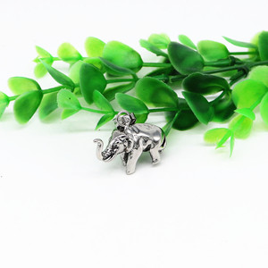 yunnique Stainless Steel <b>Elephant</b> Pendant <b>Necklace</b> Unisex Gift Jewelry Animal Design Simple High Polish Fashion Pendant - Product Image 2