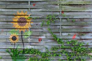 <span class=keywords><strong>Plantilla</strong></span> de <span class=keywords><strong>mariposas</strong></span> de girasol reutilizable grande DIY pintura de pared de madera para el hogar diseño de jardín <span class=keywords><strong>plantilla</strong></span> decorativa única para manualidades - Product Image 6