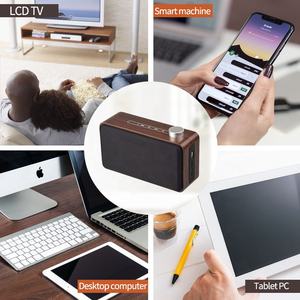 Altavoz Bluetooth Portátil Pequeño Retro de Madera con Subwoofer y Woofer para DJ - Product Image 4