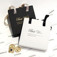 En stock boîtes à bijoux en papier boîte en papier en carton boucles d'oreilles bague collier bijoux boîte d'emballage exquise à tiroir avec poignée
