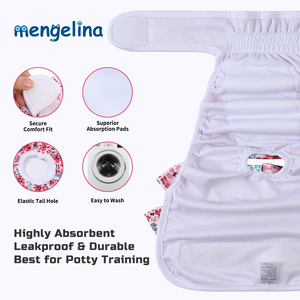 3 पैक कुत्ते डायपर महिला कुत्तों के लिए अत्यधिक अवशोषित पिल्ला कुत्ते के डायपर के लिए गर्मी में - Product Image 5