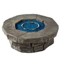 Foyer thermique d'extérieur de 42 pouces, 50000 BTU, cheminée à gaz pour jardin, Table basse