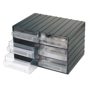 FERVI Transparent Cassestitere with Removable <b>Drawers</b> Organizer <b>for</b> <b>Storage</b> Space - Product Image 1