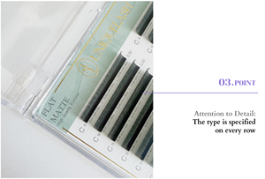 ขนตาปลอมแบบเกาหลีที่ไม่เหมือนใครได้รับการออกแบบสีมะกอก PBT ถาดแบนความยาวแบบผสมสำหรับการต่อที่ดูเป็นธรรมชาติ - Product Image 5