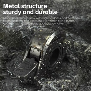 Mini <span class=keywords><strong>sonnette</strong></span> de vélo dissimulée en alliage d'aluminium, son clair et fort, accessoires de cyclisme universels, klaxon pratique pour vélo - Product Image 3