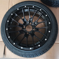 Roues et pneus de chariot de golf de 14 pouces en gros d'usine 205/30-14 pneus de VTT