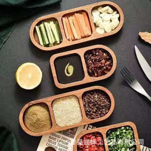 Wooden <b>Small</b> Side Dish <b>Tray</b> For Pickled Vegetables Snacks Dipping Sauce Hotel Coffee Tea Serving <b>Trays</b> - Product Image 4