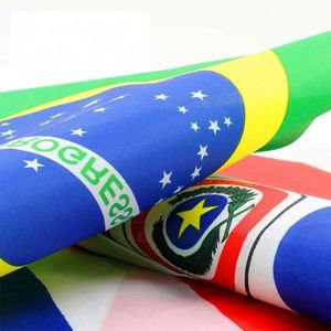 Bandera Personalizada con Logotipo, Mini Bandera de Poliéster de Doble Cara con Palo de Plástico para Agitar con la Mano, para Automóvil - Product Image 4